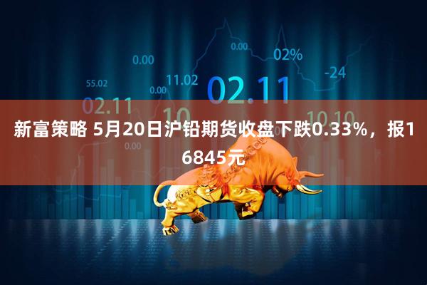 新富策略 5月20日沪铅期货收盘下跌0.33%，报16845元